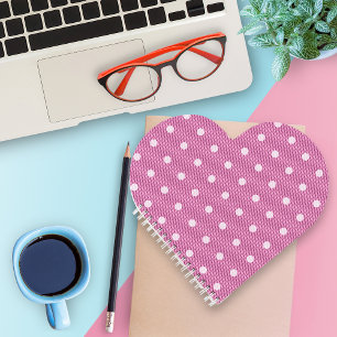 Dotty Delight Pink Spiral Notebook