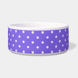Dotty Delight Purple Pet Bowl