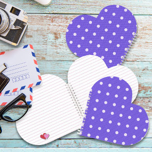 Dotty Delight Purple Spiral Notebook