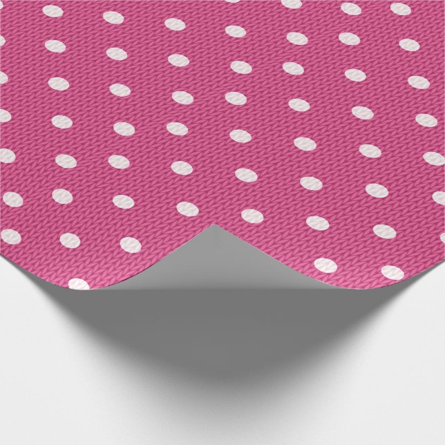  Dotty Delight Red Wrapping Paper (Corner)