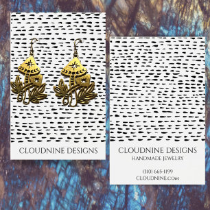 Dotty Earring Necklace Jewellery Display Card