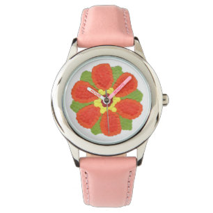 Dotty Flower Kid's Stainless Steel Watch