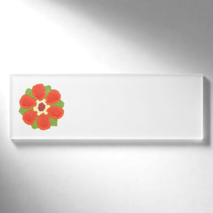 Dotty Flower Name Tag