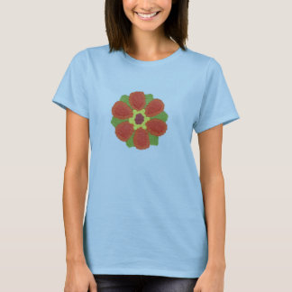 Dotty Flower Women's Bella+Canvas Ringer T-Shirt