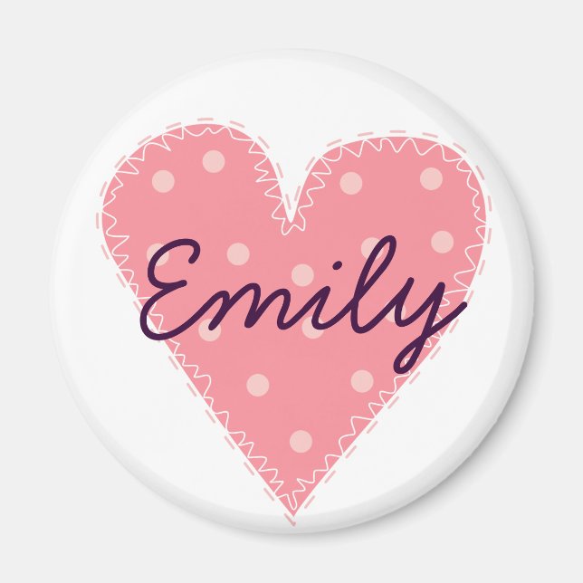 Dotty Heart Magnet (Front)