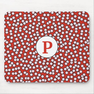 Dotty Monogram Pattern Mouse Mat