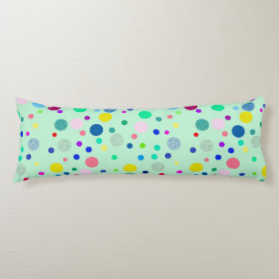 Dotty pattern multicolored cushion