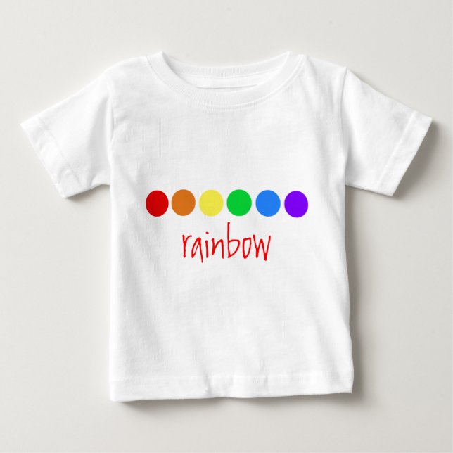 Dotty rainbow baby T-Shirt (Front)