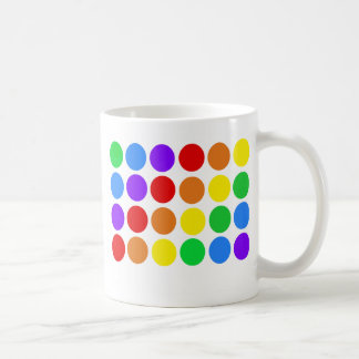 Dotty rainbow - English tea mug