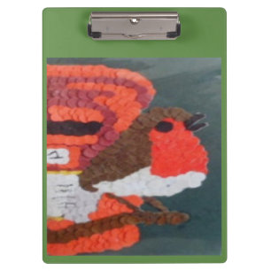 Dotty Robin A4 Clipboard