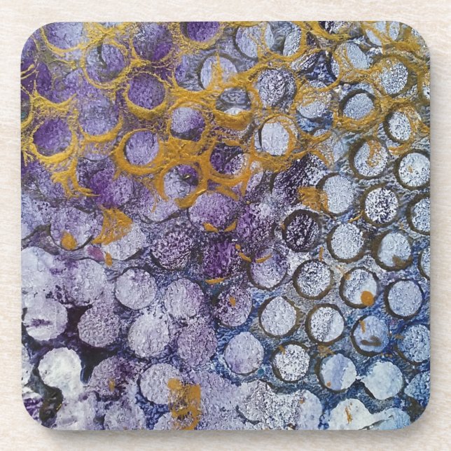 Dotty Spotty Abstract Coaster (Front)