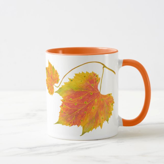 Dotty Spotty Fall on a Combo Mug (O) (Right)