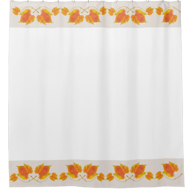 Dotty Spotty Fall on a Shower Curtain (Front)