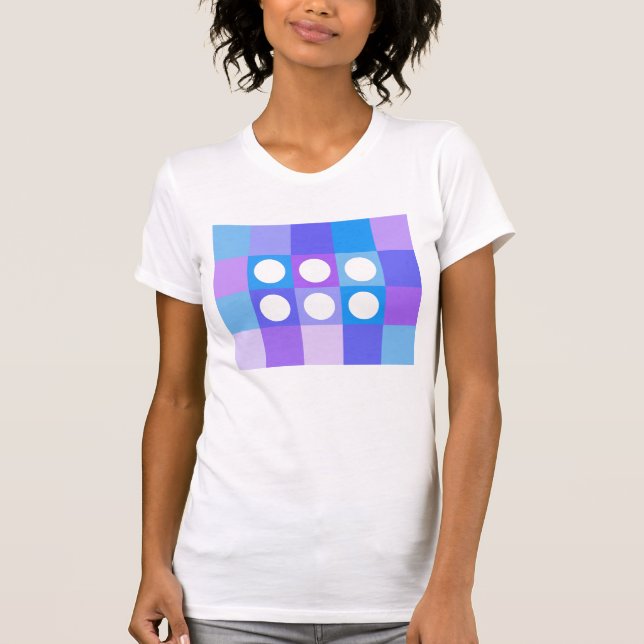 Dotty squares and circles T-Shirt (Front)