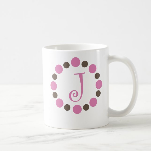 Dotz Initial Mug "J" (Right)