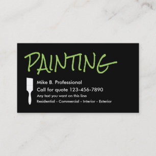Doubke Side Professional Painter Business Card