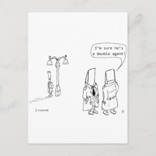 Double Agent Postcard