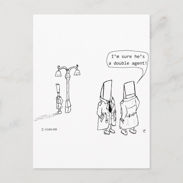 Double Agent Postcard (Front)