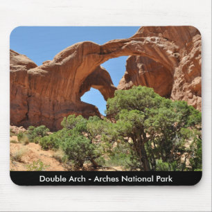 Double Arch - Arches National Park Mouse Mat