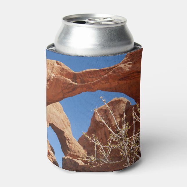 Double Arch at Arches National Park Can Cooler (Can Front)