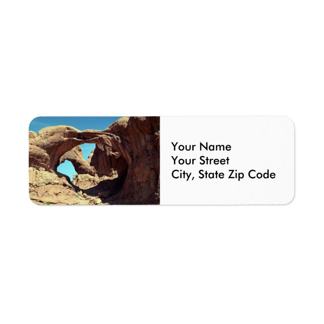Double Arch Desert Photo return address label (Front)