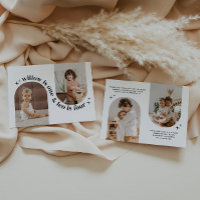 Double Arch Photo Joint Birthday Invitation