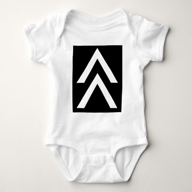 Double Arrow Baby Bodysuit (Front)