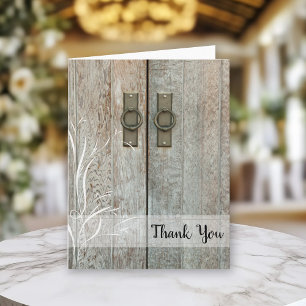 Double Barn Doors Country Thank You