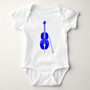 Double Bass - Blue Baby Bodysuit