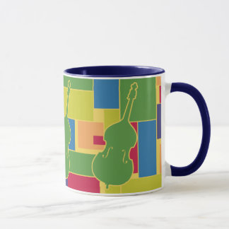 Double Bass Colorblocks Mug
