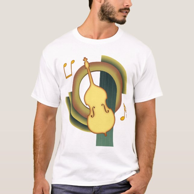 Double Bass Deco 1 T-Shirt (Front)
