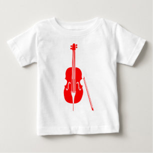 Double Bass - Red Baby T-Shirt