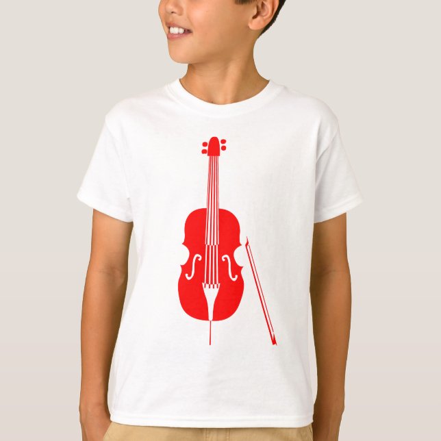 Double Bass - Red T-Shirt (Front)