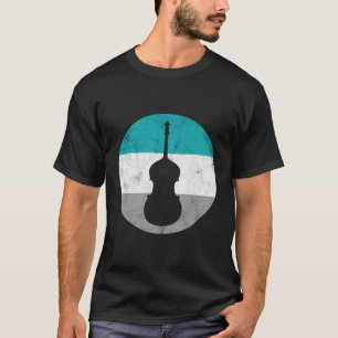 Double Bass Retro Gift For Men Women Boys Girls T-Shirt