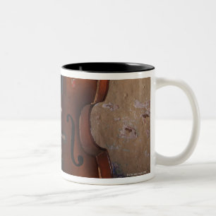Double Bass Two-Tone Coffee Mug