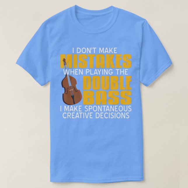 Double BassTShirt T-Shirt (Design Front)