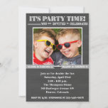 Double Birthday Invitation | Joint Invitation<br><div class="desc">Double Birthday Invitation
Joint Birthday Invitation
All designs are © NOTHING PANDA LLC</div>