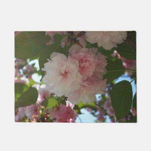 Double Blossoming Cherry Tree I Spring Floral Doormat