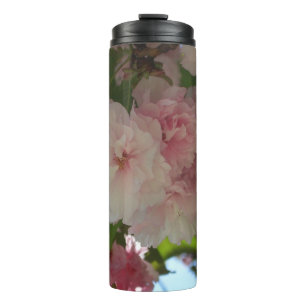 Double Blossoming Cherry Tree I Spring Floral Thermal Tumbler