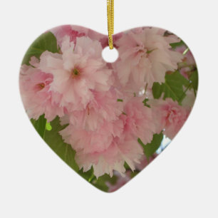 Double Blossoming Cherry Tree II Spring Floral Ceramic Tree Decoration