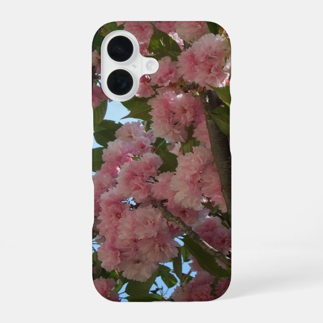 Double Blossoming Cherry Tree IV Spring iPhone 16 Case (Back)
