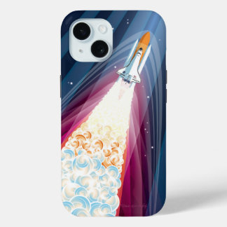 Double Boosted (Space Shuttle Launch) iPhone 15 Case