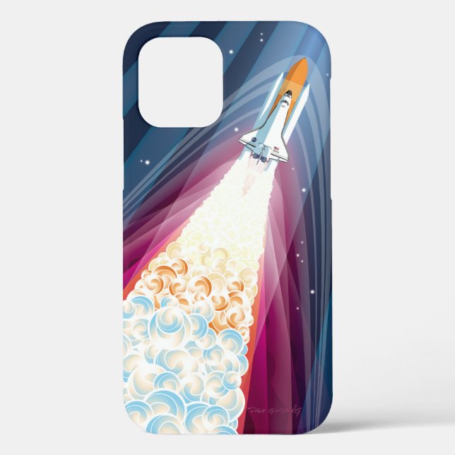 Double Boosted (Space Shuttle Launch) Case-Mate iPhone Case (Back)
