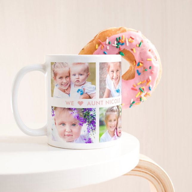 Double Captions EDITABLE COLOR Photo Mug (Creator Uploaded)