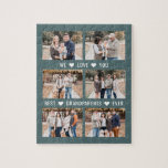 Double Captions Editable Colour Custom Photo Puzzl Jigsaw Puzzle<br><div class="desc">Photo gifts make the best gifts! Easily personalised with your text and/or photo(s) for a custom look. Designed by Berry Berry Sweet. View more designs at www.berryberrysweet.com</div>