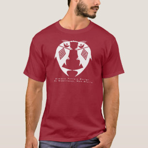 Double Catfish Mimbres Pottery Design T-Shirt