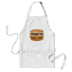 Double cheeseburger apron