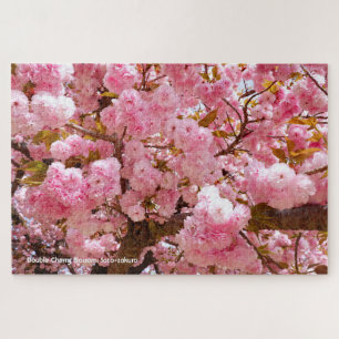 Double Cherry Blossom: Sato-zakura Jigsaw Puzzle