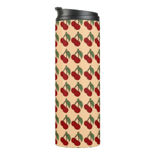 Double Cherry Thermal Tumbler