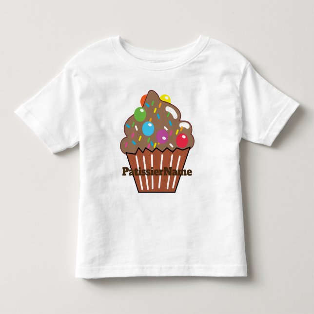 Double Chocolates CUPCAKE Toddler T-Shirt (Front)